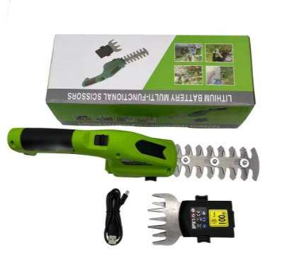 2 in 1 Cordless Electric Hedge Trimmer 20000RPM Rechargeable Handheld Household Shrub Pruning