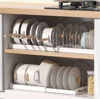 Adjustable Retractable Kitchen Shelf Free Drilling Features