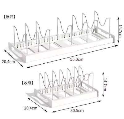 Adjustable Retractable Kitchen Shelf Free Drilling Features