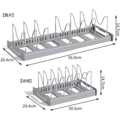 Adjustable Retractable Kitchen Shelf Free Drilling Features