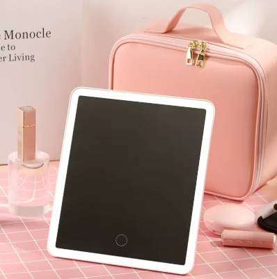 LED Large Capacity Professional Makeup Bag for Women Waterproof