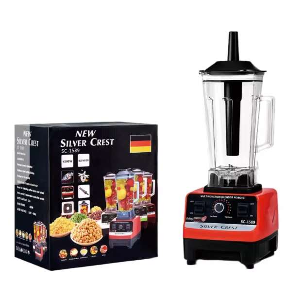 4500W Professional Blender High Power Kitchen Food Juicer Ideal for Making Smoothies and Milkshakes