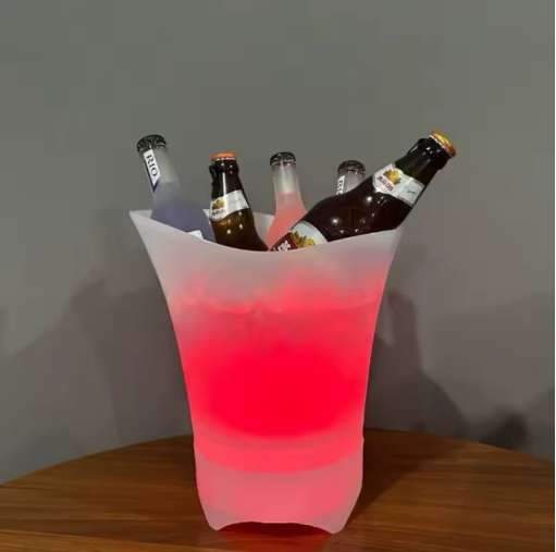 LED Ice Buckets  Large Capacity Wine Beer Ice Buckets With Bluetooth Speaker Drink Container
