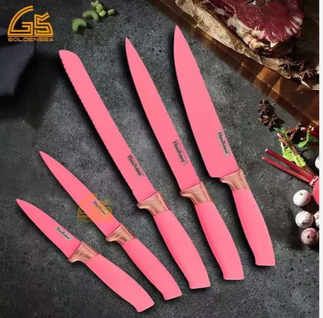 Unique Tkitchen Knife Set High Carbon Stainless Steel Kitchen Knives Set
