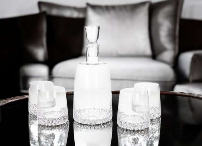 Danny home Whiskey Decanter with Glasses Set-5Pcs
