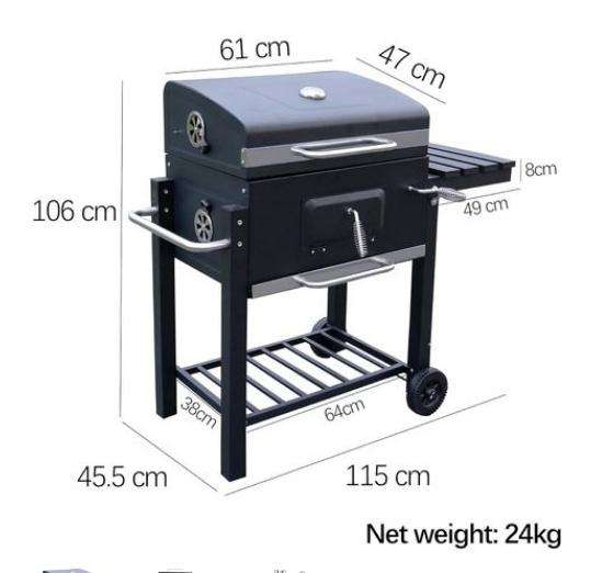Barbecue Charcoal Portable Grill