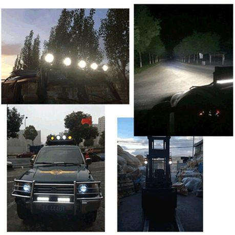 2PCS 60W Round LED Spotlight For Off-road Vehicles