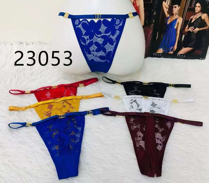Women's Lace Thong Strappy Underwear Panties Pack of 6