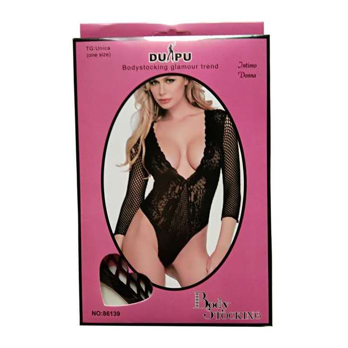 Women Sexy Fishnet Body Stocking  Lingerie Set