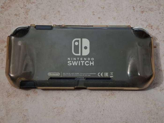 Nintendo Switch Lite (Grey) + Protective Grip Case + 64 GB Memory Card