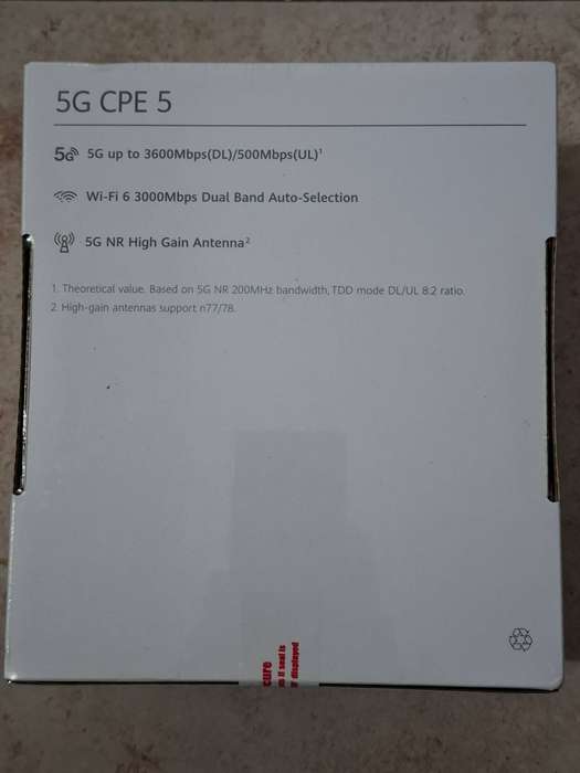 Huawei 5G CPE 5 H155-383 Router (Still Sealed)