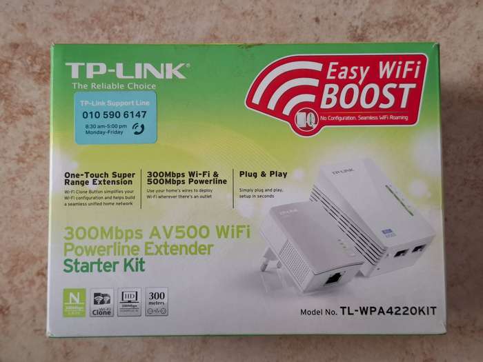 TP-Link TL-WPA4220 KIT AV500 Powerline Wi-Fi Kit