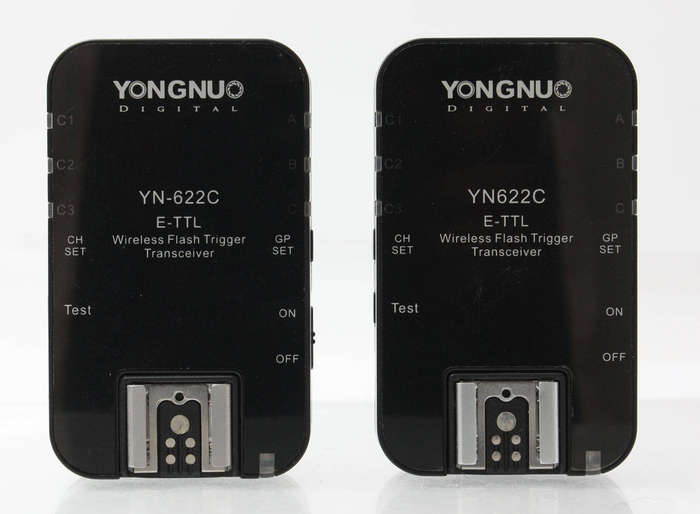 Wireless Flash Trigger x 2 For Canon - Yongnuo YN622C Transceiver