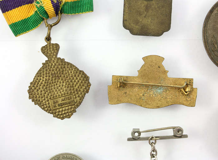 Collection of Medallions Tokens Badges