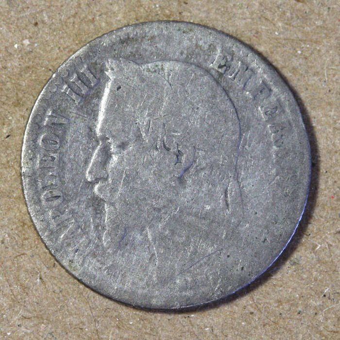 France 1867 Silver 50 Cent