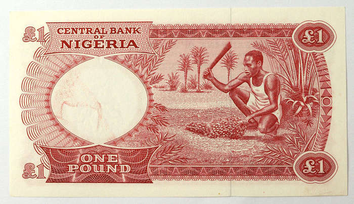 Federal Republic of Nigeria One Pound - 1960s