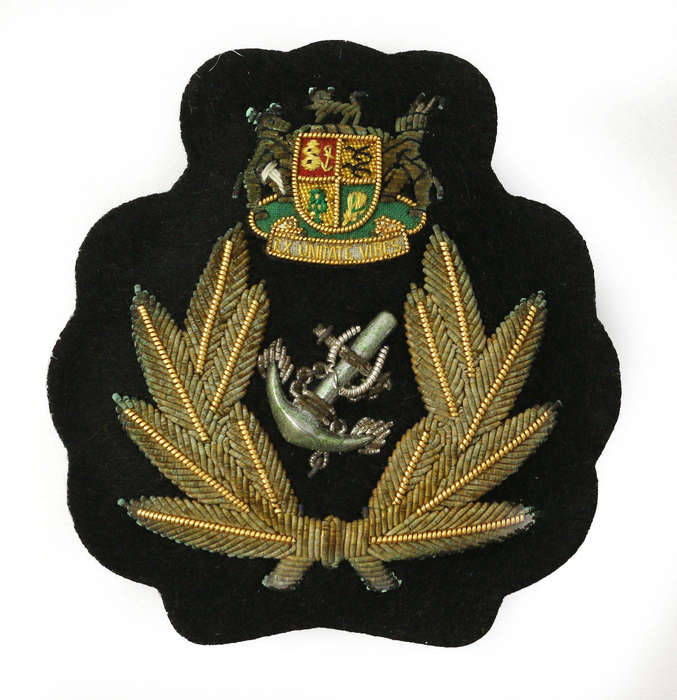 South Africa Railways and Harbours Sea Going Officers Cap Badge