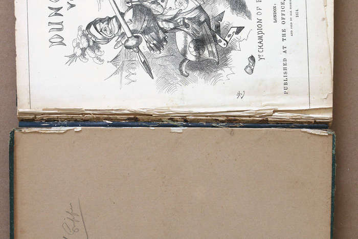 Punch Volume LXVI - 1874/5 - Victorian Humour and Satire Magazine - 150 years old!