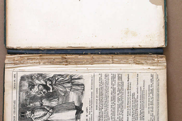Punch Volume LXVI - 1874/5 - Victorian Humour and Satire Magazine - 150 years old!