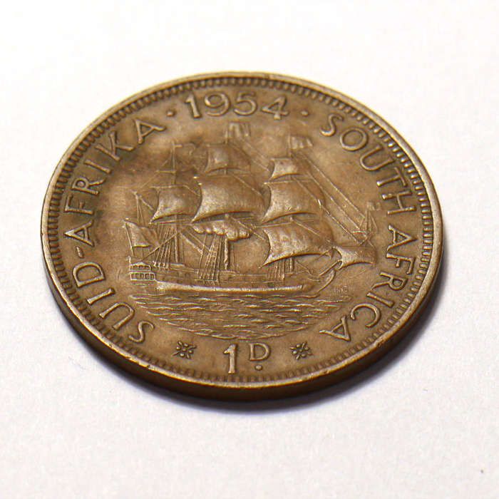 1954 - Penny - Union of South Africa