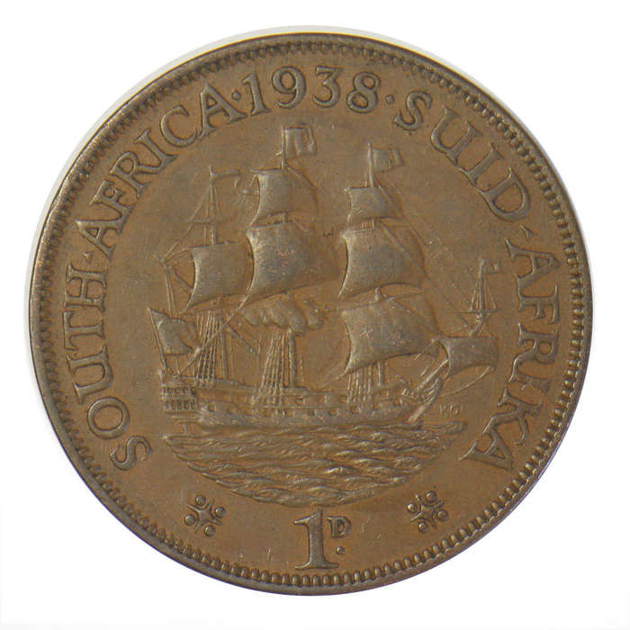1938 - Penny - Union of South Africa