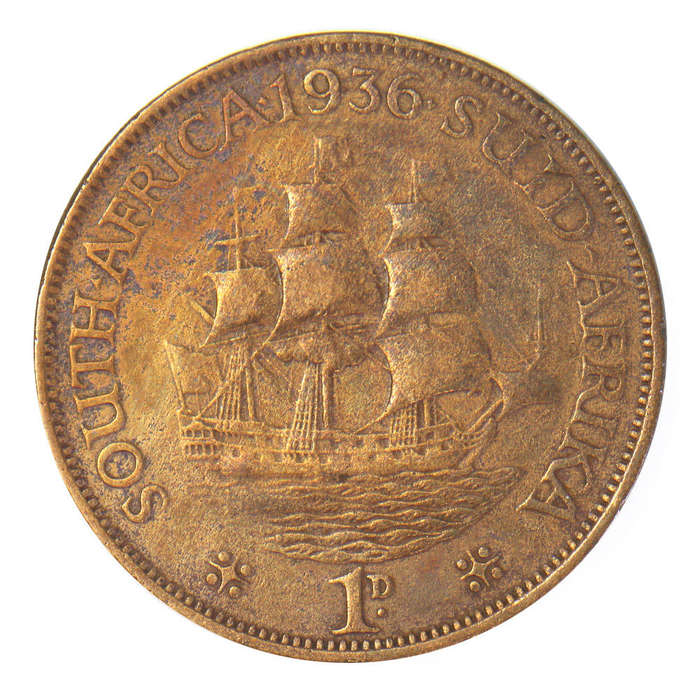 1936 - Penny - Union of South Africa