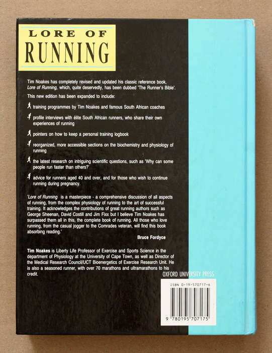 Lore of Running - Tim Noakes