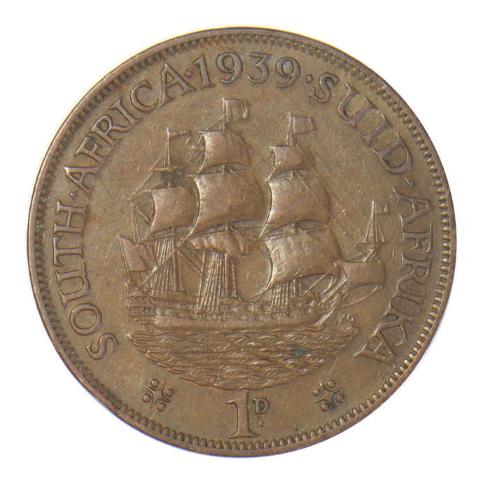 1939 - Penny - Union of South Africa