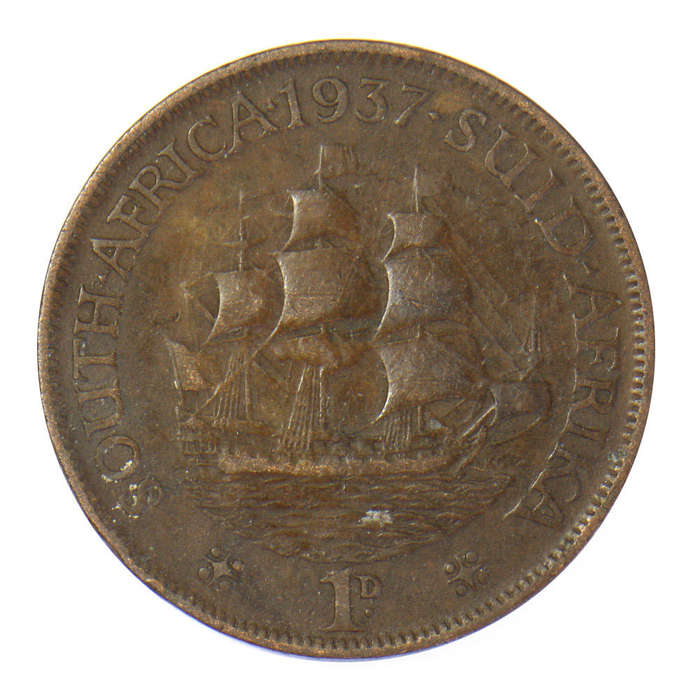 1937 - Penny - Union of South Africa