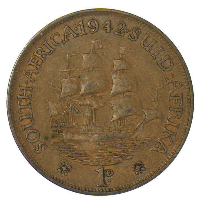 1942 - Penny - Union of South Africa