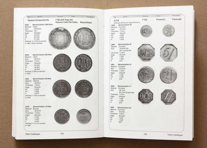 Hern's Handbook on Southern African Tokens - 2004 - Brian Hern and Allyn Jacobs