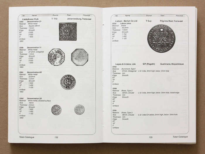 Hern's Handbook on Southern African Tokens - 2004 - Brian Hern and Allyn Jacobs