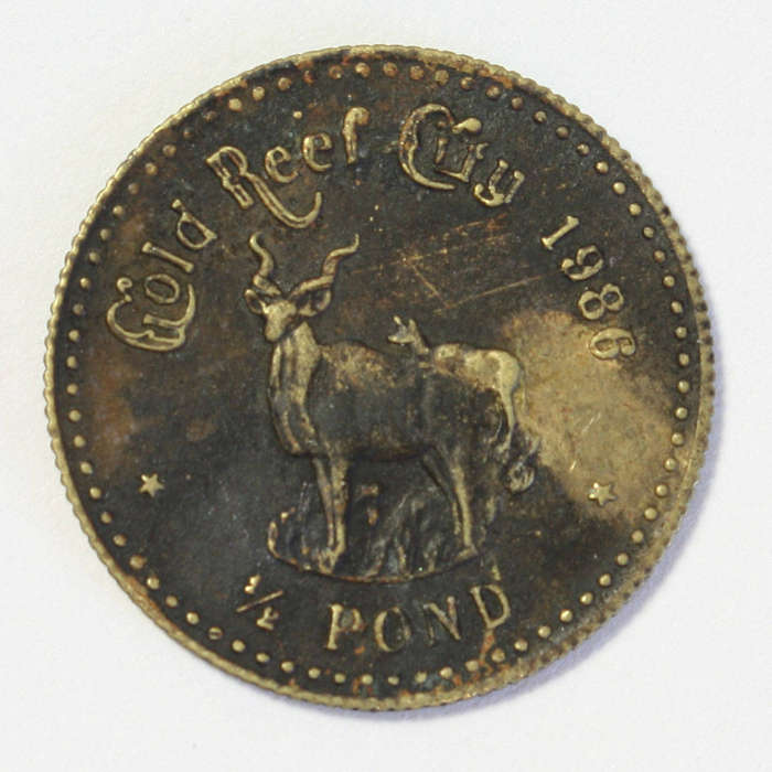 Gold Reef City 1986 1/2 Pound Token