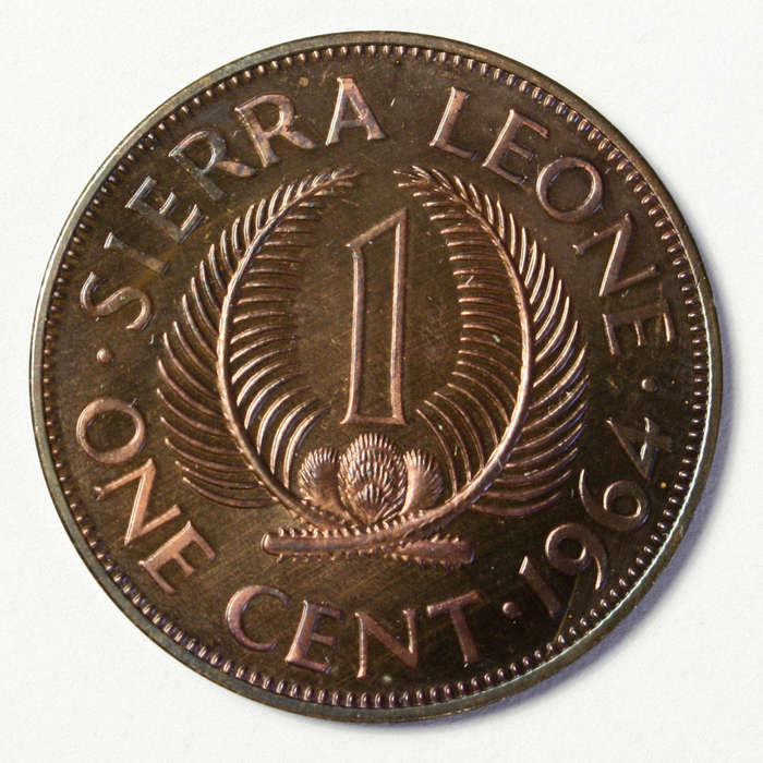 Sierra Leone one Cent 1964