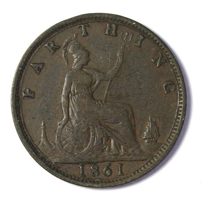 Great Britain 1861 Farthing