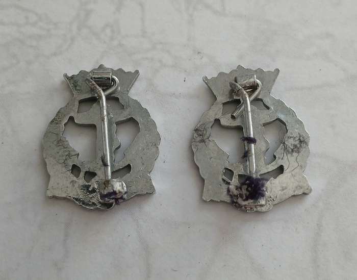 Royal Navy Association Lapel Badges x2