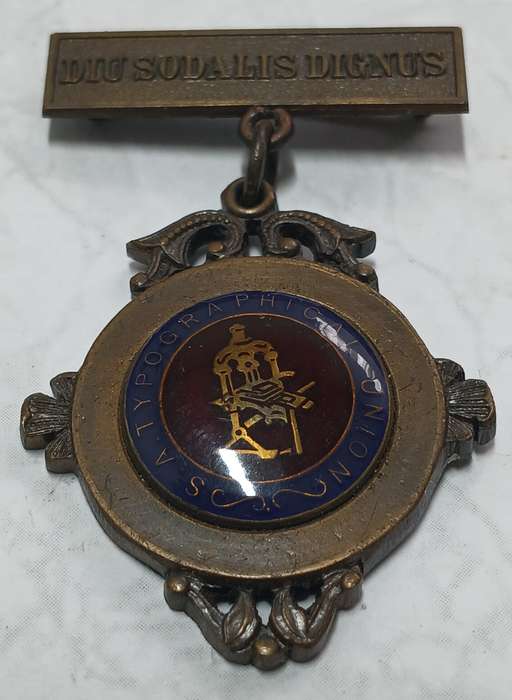 Typographical Union Medal 1975