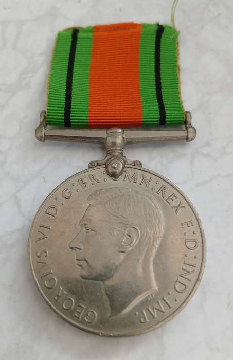 WW2 Era Defence Medal, full size, unnamed.