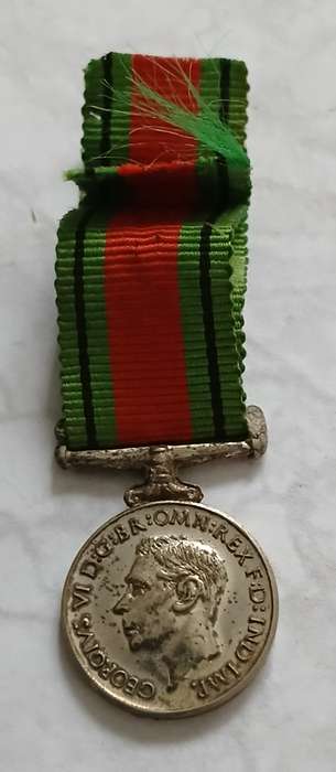 WW2 Era Defence Medal - miniature