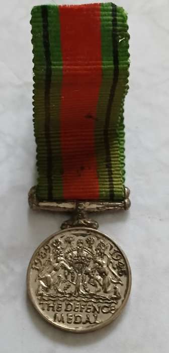 WW2 Era Defence Medal - miniature
