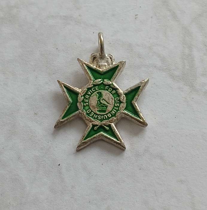 Rhodesia Prison Cross for Distinguished Service Medal - Miniature - Reproduction
