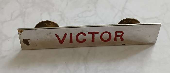 Victor Name Badge