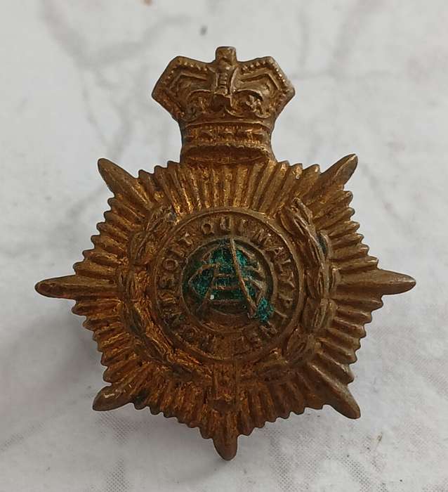 British Army ASC Collar Badge - Victorian Crown