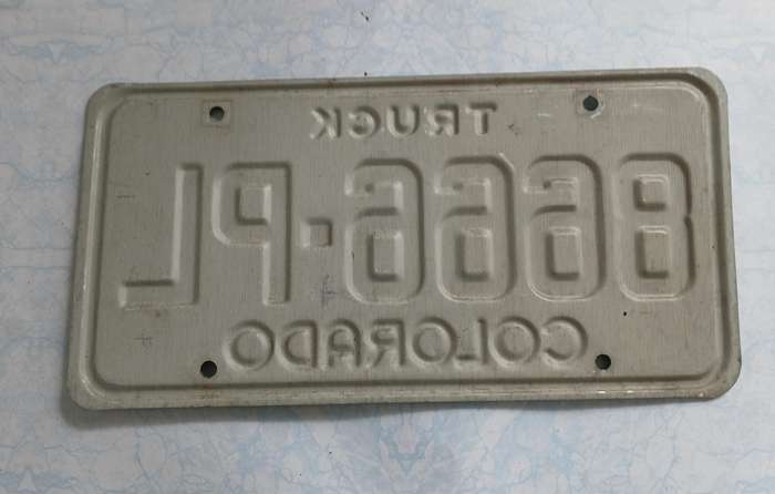 US Number Plate
