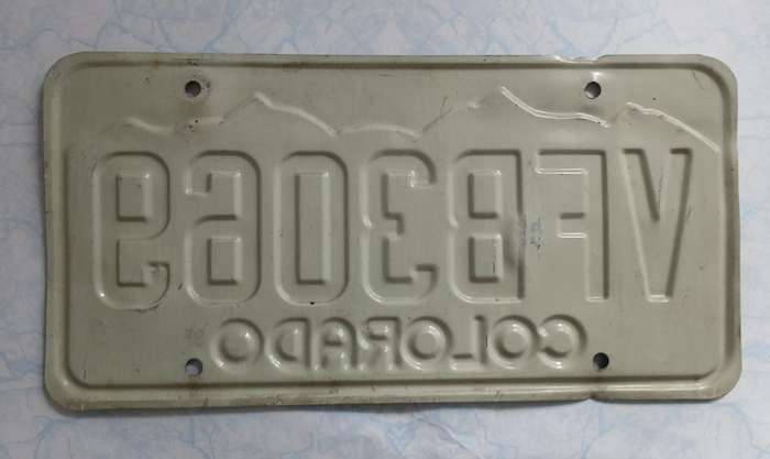US Number Plate