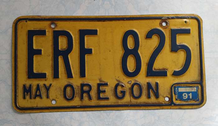 US Number Plate