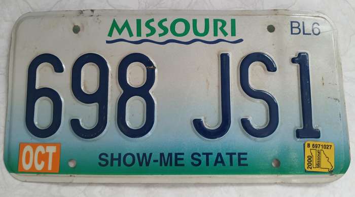 US Number Plate