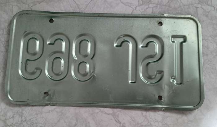 US Number Plate