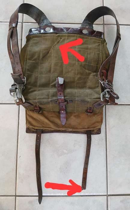 WW2 German Army Pony Fur Tornister/Backpack.