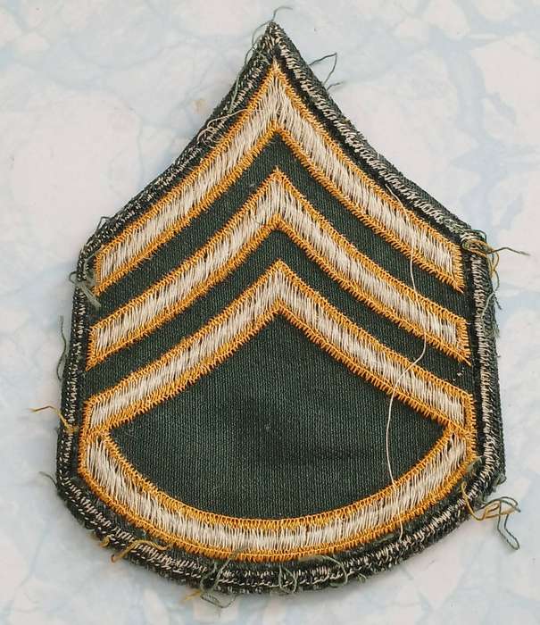 US Army Staff Sergeant Rank Patch